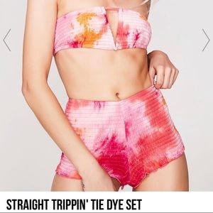 Dolls Kill Straight Trippin Tie Dye Set